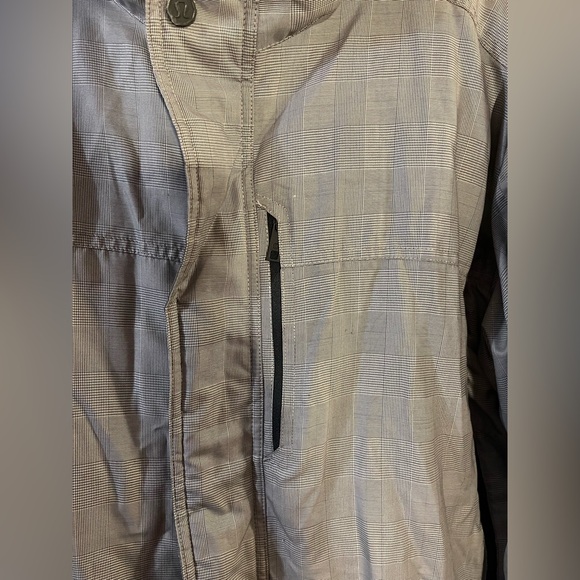 Lululemon Men’s Winter Hooded Parka Coat Grey Subtle Pattern PrimaLoft Size XL - Picture 3 of 13